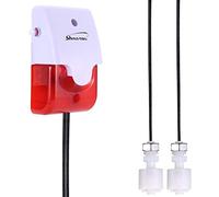 High/Low Water Level Alarm Detection, 120dB Red Strobe Alarm, Water Level Sensor (Adjustable Volume), 5M Long Probe Cable, Can Detect Overflow and Lack of Water