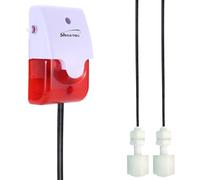 High / Low Water Level Sensor Detector Alarm 120 dB Red Strobe Siren, Adjustable Alarm Volume, Sump Bobber Water leak Sensor,16.4ft Probe Cord, Suitable for Water Tank/Aquarium, Swimming Pool/Basement
