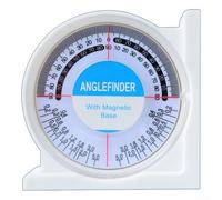High Magnetic Angle Finder Level Tool with Auto-Leveling Bubble, Portable Inclinometer for Construction and DIY Projects, 9.6 x 9.7 x 3.1