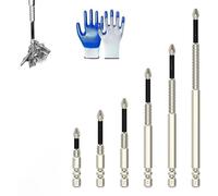 High-Magnetic Screwdriver Drill Bit Set,6/9 PCS Strong Magnetic Durability Screwdriver Drill Bit Set,Anti-Slip Magnetic Electric Screwdriver Kit,Universal Precision Anti Impact High Hardness Drill Bit