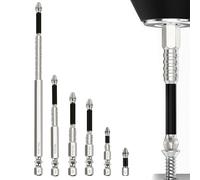 High Magnetic Screwdriver Drill Bit Set, 6PCS Anti-Slip Magnetic Drill Bits for Impact Driver, Durable and Precision Screwdriver Bits Kit (25mm, 50mm, 65mm, 70mm, 90mm, 150mm)