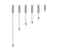 High Magnetic Screwdriver Drill Bit Set,Power Tip Set of 6 - Erosion-Resistant High-Precision Multi-Purpose Bits for Metalworking Roofing Furniture Maintenance Woodworking