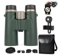 High Magnification Binoculars 12x42 - Ideal for Birdwatching and Hunting with a Wider View