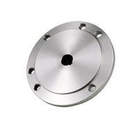 High Manganese Steel Spindle Thread Chuck Flange Back Plate Adapter for K11-125 K12-125 K72-125(125-hole18)