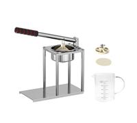 High Manual Squeezer & Fruit Press 500ml Measuring Cup & Stainless Steel Flat Strainer Multipurpose Citrus, Berries, Press For Home Kitchen Extraction