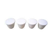High Melting Point Alumina Moulds, Alumina Crucible with Lid, 300ml Al2O3 Arc-Shaped Crucible 1pc