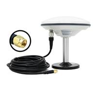 High- Multi-Frequency GNSS GPS L1/L2 GLONASS G1/G2 BeiDou B1/B2/B3 for Galileo E1/E5b RHCP 3dB Gain Waterproof IPX67 with 5m Cable Compatible with(TNC-)
