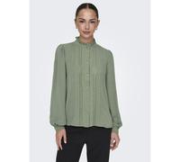 High Neck Blouse Green