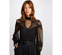 Morgan Women's 212-TONA T-Shirt, Black, M