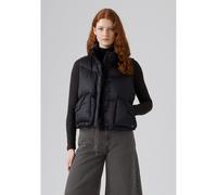 High Neck Padded Gilet Charcoal