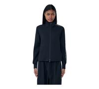 Sport Uniform Raw Cut 3-Stripes Track Top- female- Adidas- Training Jackets- Black- S- Sport S