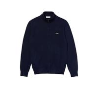High-Neck Zip Jumper - male - Lacoste - Cardigans - Blue - L - Knitwear L