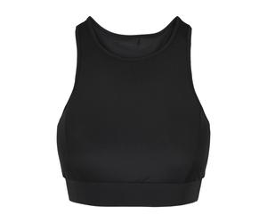 high neckSports bra Urban Classics Noir S
