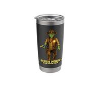 High Noon Encounter Alien Cowboy - Western Sci-Fi Stainless Steel Insulated Tumbler