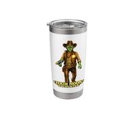 High Noon Encounter Alien Cowboy - Western Sci-Fi Stainless Steel Insulated Tumbler
