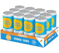High Noon Vodka Soda - Real Vodka with Sparkling Water, Assorted Flavours, 12 x 330ml Cans (Pineapple)