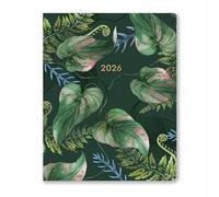 High Note 2026 Monthly Planner, 12-Month Planner: 2026 with Flexible Cover, Gold Foil, Project & Goal Planning Pages, 7.75" x 9.75", Greenery