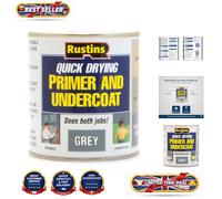 High Opacity Grey Quick Drying Primer/Undercoat - 1L Tin for Interior/Exterior