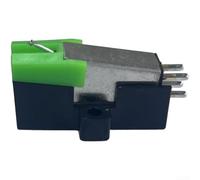 High Output MM Cartridge for stylus for LP Vinyl Decks High Output(Green) | Precise tracking, pure tone pickup, enhanced for bass and highs, ideal for jazz and rock genres