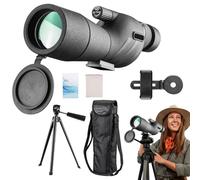 High Output Mono Cooler - 25-75x60 Waterproof Anti-Fog Telescope, Compact Handheld Mono Cooler with Hand Strap | HD Zoom Lens for Bird Watching, Travel, Camping, Hunting, Outdoor Exploration