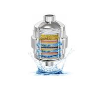 High Output Revitalizing Shower Filter Rich in KDF55,Hard Water Softener Removes 99% Chlorine,Fluoride,Lead & Chemicals,Reduces Eczema &Dandruff,Prevents Scale,Revitalizes Skin & Hair,Nails, Chrome
