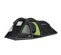 High Peak Atmos 3 Tunnel Tent with Ground Tent Trekking Tent for 3 People 2 Entrances Double-Walled 4000 mm Waterproof Ventilation System Mosquito Transparent Window Windproof