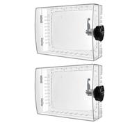 High Perceptibility Thermostat Box Code Protected Clear PC Cover for Childproofing and Commercial Applications Combination Thermostat Guard Box