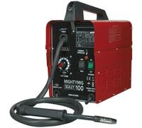 High-Performance 100A Compact Mig Welder For Gasless Welding With Non-Live Torch And Accessories