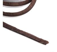 High Performance 10m Door Seal with Draught Excluder Brush Insulation Against Unwanted Outdoor Elements (9×15mm Brown)