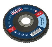 High-Performance 115mm Zirconium Flap Disc With 22mm Bore - 80 Grit For Surface Preparation
