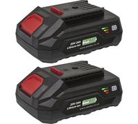 High-Performance 2 Pack Lithium-Ion 20V 2Ah Power Tool Batteries For Sv20V Series
