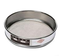 High Performance 20cm Chrome Plated Mesh Sieve, 304 Stainless Steel, for Testing Various Materials (90 mesh)