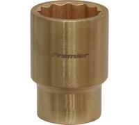 High-Performance 22mm Non-Sparking Walldrive Socket - 1/2" Square Drive In Beryllium Copper