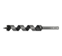 25 x 235mm Hardened Auger Wood Drill Bit - Hexagonal Shank - Woodwork Timber
