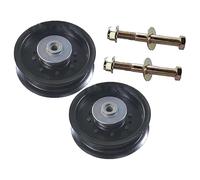 High Performance 2pcs Pulley Wheel Set for Lawn Mowers Fits Popular Models Including TS342 and YT4