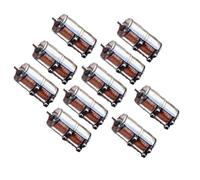 High-performance 3/5/10 pcs Micro Stepper Motor DC 5V Ultra-mini Electric 2-phase 4-wire 4.5/4.9MM Precision Step .5 * 8.6mm for DIY Generator(10PCS,B Type diameter4.9MM)