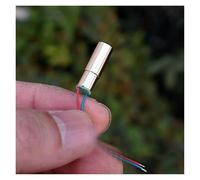 High-performance 3/5/10PCS DC 3V 3.7V Cylindrical Vibration Motor Micro 612 Coreless Motor Vibrator Massager Beauty Equipment Aluminum Alloy Housing DIY accessories(10PCS)