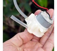 High-performance 3/5/10pcs DC 5V 6V 500 Geared Motor Dosing Pump Micro Peristaltic Pump Precious Metal Brush Liquid Water for Lab High Pressure Ink DIY accessories(5PCS,Type B Punmp With cable)