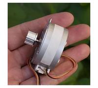 High-performance 3/5/10PCS Mini 42mm Round Stepper Motor 2-Phase 4-Wire Stepping Synchronous Pulley Wheel DIY Printer Copier for DIY Generator(5PCS)