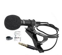 High Performance 3 5MM Lavalier Mic with Windscreen, Suitable for Lecturers and Houses of Worship