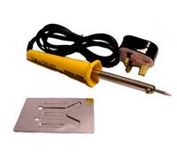 HIGH PERFORMANCE 30W - 240V SOLDERING IRON - LONG REACH TIP COMFORT GRIP 3 PIN PLUG