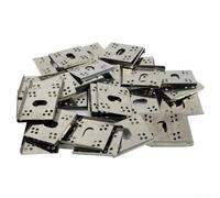 High Performance 50 Pack of Stainless Steel Grounding Washers for Solar Panel Systems, 41 4x50mm for RV and Boat