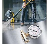 High Performance 5000 PSI Pressure Gauge, 38 Inch Quick Insertion, for Professional and Personal Use in Various Scenarios