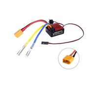 High Performance 60 A Brushed Motor Speed Controller Optimised for Mud Terrain Crawling and Boat Models Low Speed Creeping Brushed ESC for Mud