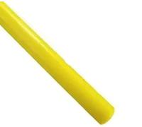 High-Performance 80A Solid Polyurethane Round Bar - 25/50cm Length, 16-80mm Diameter, Yellow 1pc(D 80mmxL 25cm)
