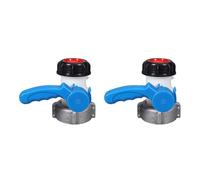 High Performance Adaptor Valves Improves Plastic Structure High Flow Tanks Adapter DN50 for 1000L Container Discharge Systems High Performance Plastic Butterfly Valves
