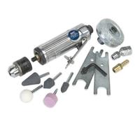 High-Performance Air Tyre Buffer Kit With Aluminium Motor - 22000 Rpm & 1/4" Bsp Inlet