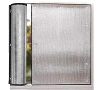 High Performance Aluminum Foil Insulation Film UV Blocking Blackout Window Film Heat Reflective Sunroom Film with Suction Cups for Ultimate Sun Protection