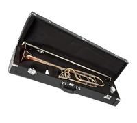 High Performance Bb/F Tone Tenor Trombone Yellow Brass Gold Lacquer Trombone With Case Trombone for Beginner