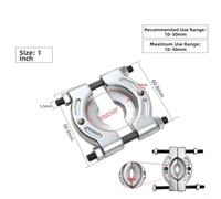 High Performance Bearing Splitter for Workshop Use with Precision Forging and Uniform Pressure Application for Safety (2 inch)